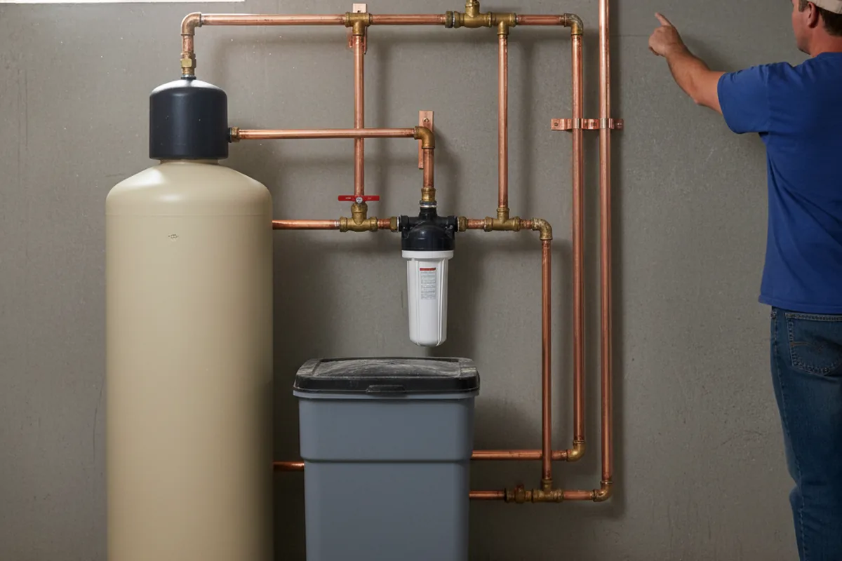 Whole-house water treatment system installed in Burnett